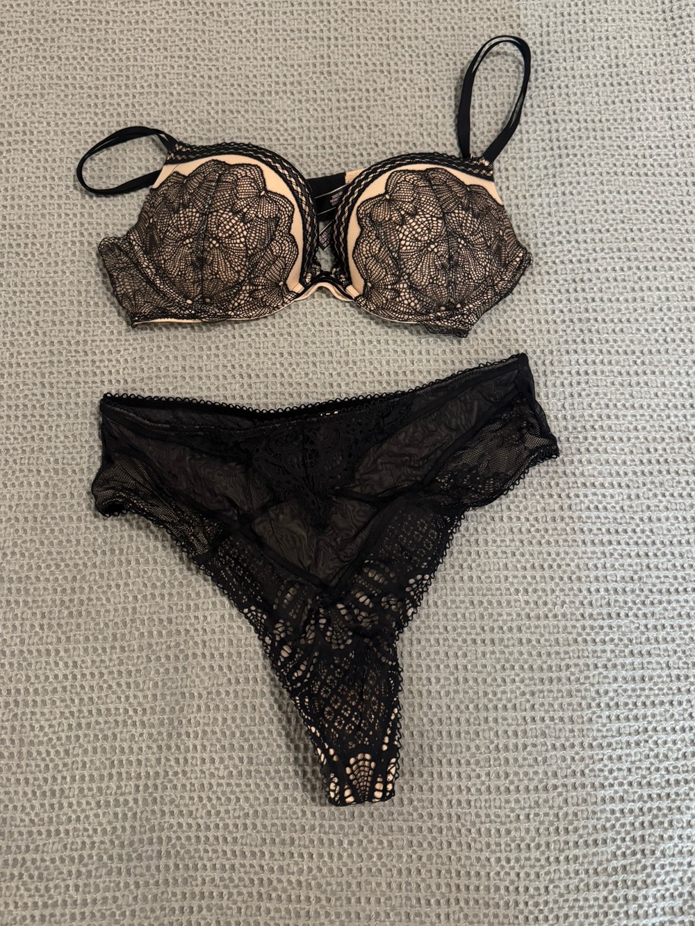 38B and Large lingerie